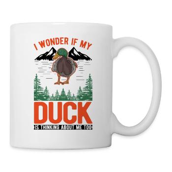 Amoureux du canard cadeau éleveur de canard - Mug blanc - blanc - Droite