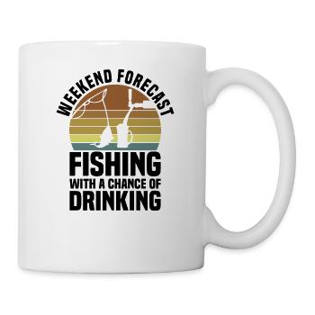 Fishing Fishing Fish hooks Fish - Mug - white - Right