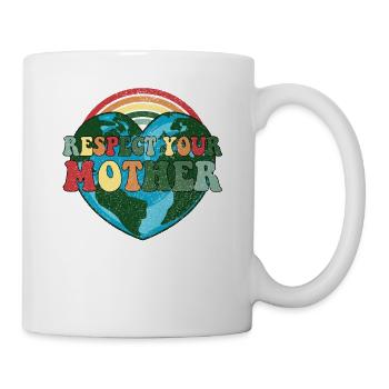Restore Our Earth Respect Nature - Earth Day - Mug - white - Right