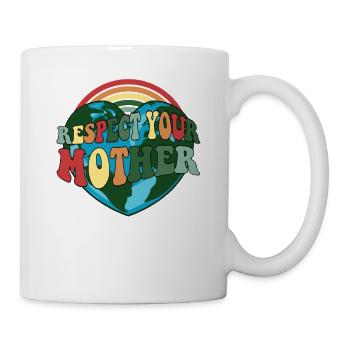 Earth Hour Earth Day Respect Mother Earth - Mug blanc - blanc - Droite