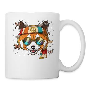 60s 70s Costume Groovy Hippie - Mug blanc - blanc - Droite