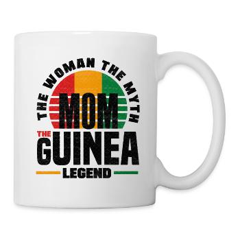 Guinea Guinea Guinea Flagge Muttertag - Tasse - Weiß - Rechts