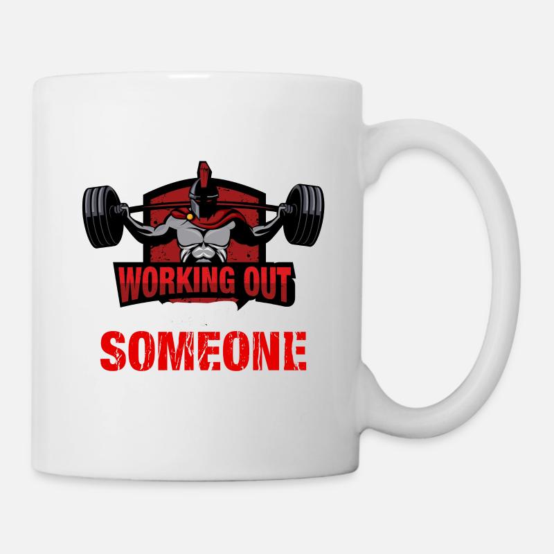 Arbeite bis jemand dich liebt - Tasse - Weiß