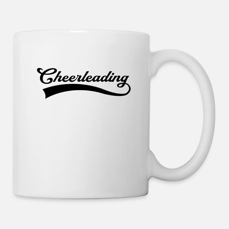 Cheerleading Schriftzug - Tasse - Weiß