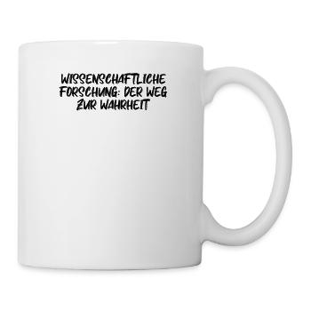 Wissenschaft - Wissenschaftliche Forschung: Der - Tasse - Weiß - Rechts