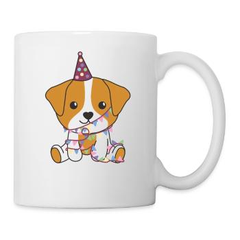 Jack Russell for a birthday for children - Mug - white - Right
