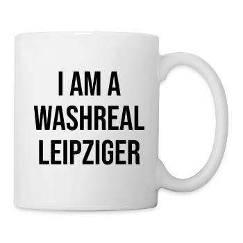 Ich bin ein Waschechter Leipziger - Tasse - Weiß - Rechts