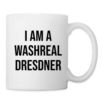 Ich bin ein Waschechter Dresdner - Tasse - Weiß - Rechts