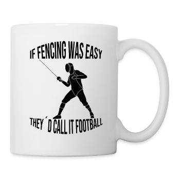 Fencing Fencing Training Gift Fencing Sport - Mug - white - Right