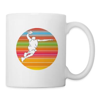 Équipe de basket-ball Joueur de basket-ball Basket-ball - Mug blanc - blanc - Droite