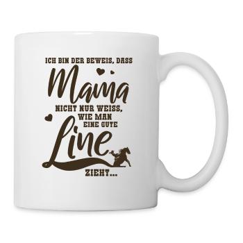 Ich bin der Beweis Line - Tasse - Weiß - Rechts