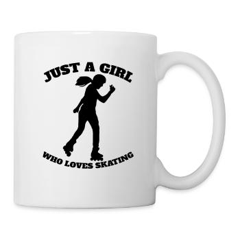 Roller Skating Inline Skater Gift Skating Inliner - Mug blanc - blanc - Droite