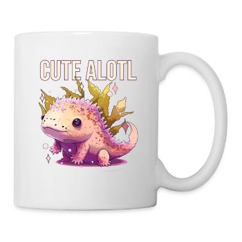 Mignon Alotl Axolotl Lover Amphibian Mexican Walking - Mug blanc - blanc - Droite