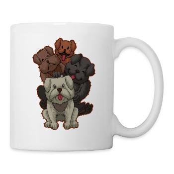 Cute Dogs Crew Dogsitter - Mug - white - Right