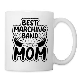 Best Marching Band Mom Bagpipe Player Mama - Mug - white - Right