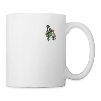 Macaw Parrot I South America Exotic bird for - Mug - white - Right