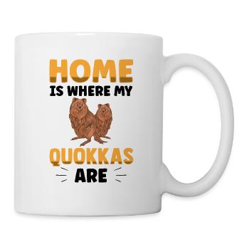 Quokka est ma maison Mars Australie - Mug blanc - blanc - Droite