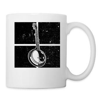 Banjo Banjo player Banjoist - Mug - white - Right
