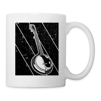 Banjo Banjo player Banjoist - Mug - white - Right