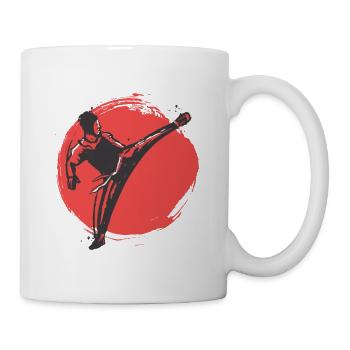 Koreanischer Kampfsport Taekwondo - Tasse - Weiß - Rechts