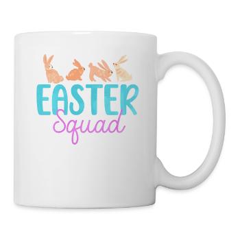 Ostern Kader Hoppy Kaninchen Christliche Ferien - Tasse - Weiß - Rechts