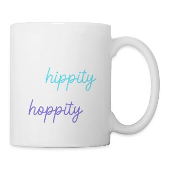 Hippity Hoppity Rabbit Christlicher Feiertag Hase - Tasse - Weiß - Rechts