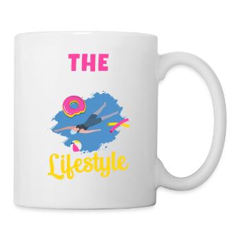 The Pool Lifestyle Donut Swimmers Swim - Mug - white - Right