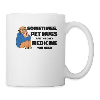 Dog Pet Hug Medicine Dog Lovers - Mug blanc - blanc - Droite