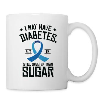 Diabetic Pancreas Diabetes Awareness - Mug - white - Right