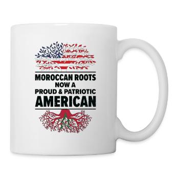Né marocain Maroc États-Unis - Mug blanc - blanc - Droite
