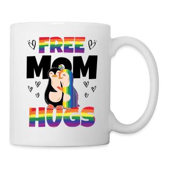 Câlins gratuits pour maman - Mug blanc - blanc - Droite