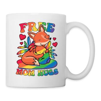 Câlins gratuits pour maman - Mug blanc - blanc - Droite