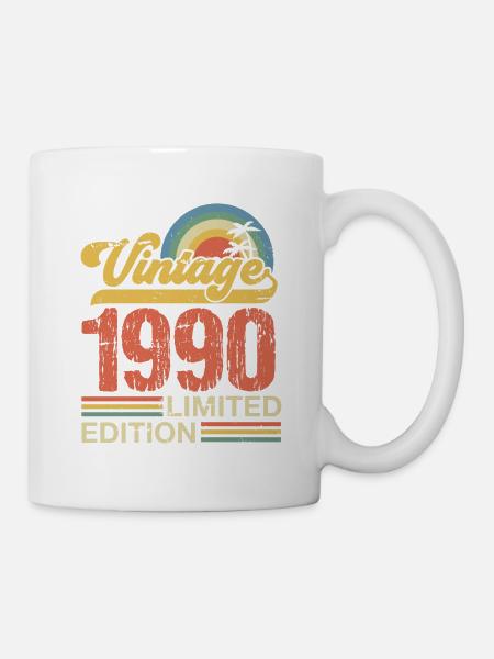 1990 * Limited Edition * - Tasse - Weiß
