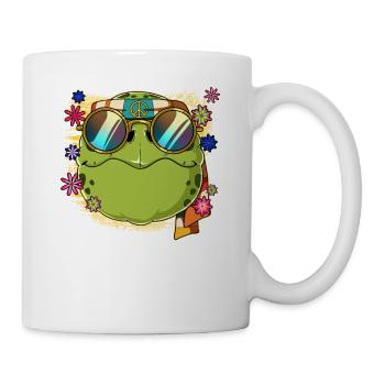 60s 70s Costume Groovy Hippie - Mug blanc - blanc - Droite