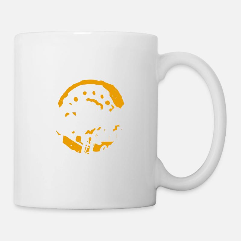 JE COURS AVEC DES CÉTONES ET DU CAFÉ - Mug blanc - blanc