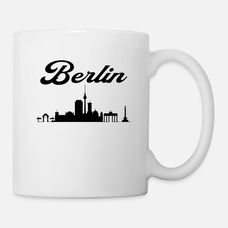 Horizon de la ville de Berlin - Mug blanc - blanc