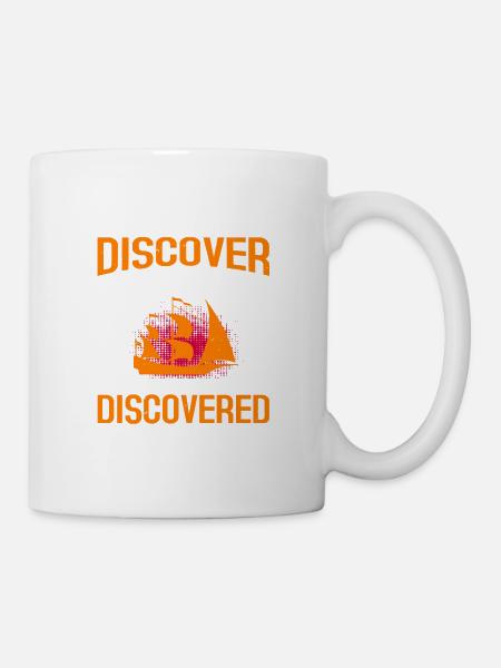 EINFACH ENTDECKEN SCHON EINMAL ENTDECKT - Tasse - Weiß