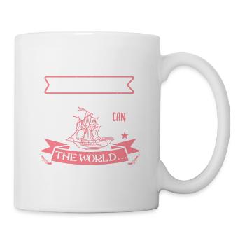 VOUS NE SAVEZ JAMAIS QUELLES SONT VOS DÉCOUVERTES LE MONDE HAP - Mug blanc - blanc - Droite