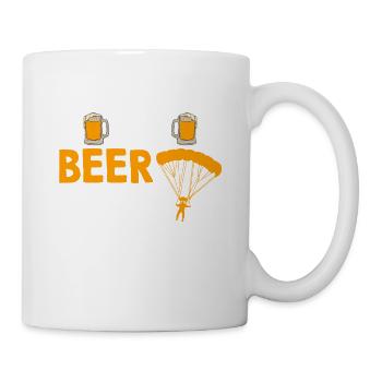 Paragliding And Beer That's Why I'm Here - Tasse - Weiß - Rechts