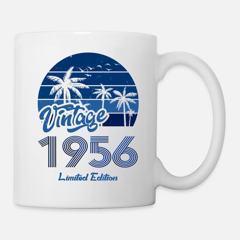 Vintage Year 1956 Limited Edition Blue - Mug - white