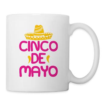 CINCO DE MAYO - Mug blanc - blanc - Droite
