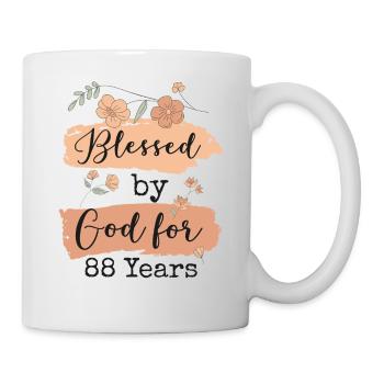 Birthday 88 Gift Quote Funny - Mug - white - Right