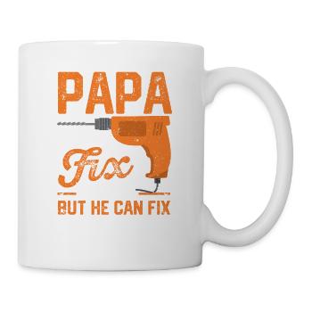 Dad can't cure stupidity, but he can - Mug - white - Right