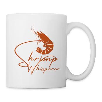 Shrimp Whisperer - Angelliebhaber - Tasse - Weiß - Rechts