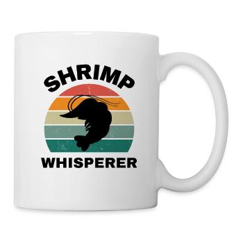 Shrimp Whisperer - Angelliebhaber - Tasse - Weiß - Rechts