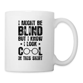 Braille-Schrift Blinde Blindheit Bewusstsein - Tasse - Weiß - Rechts