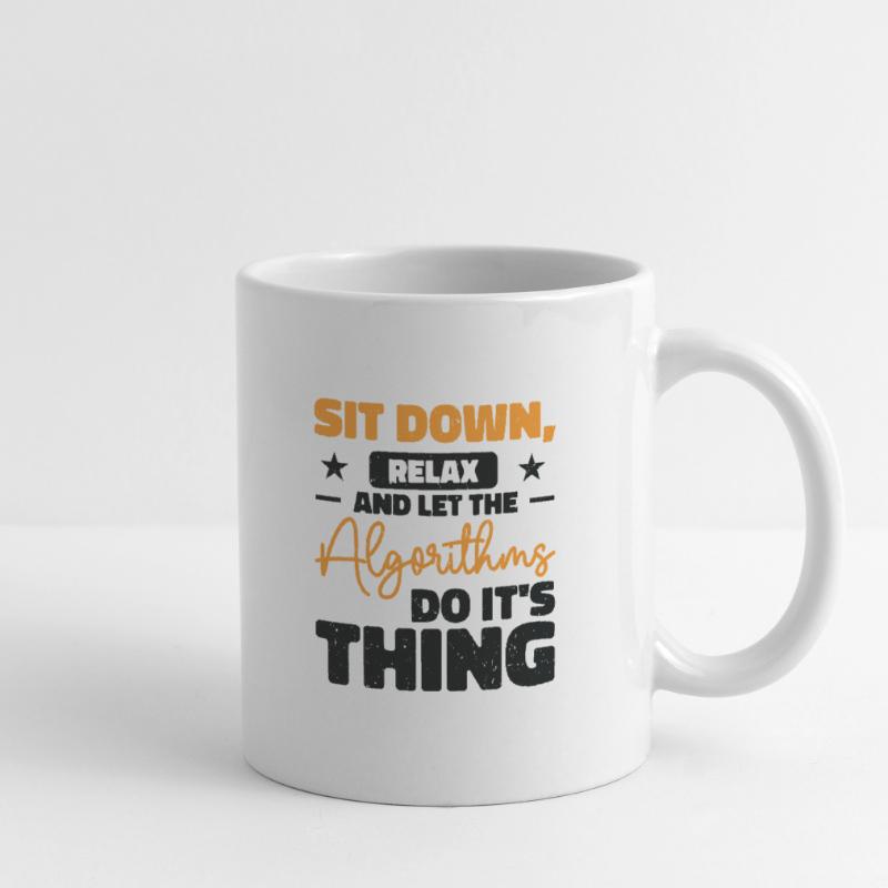 Algorithme informatique Programmeur Artificiel Mug blanc