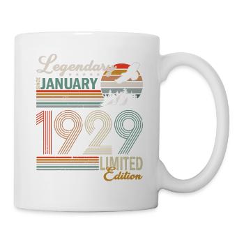 LEGENDS ARE BORN IN JANUARY 1929 - Mug - white - Right