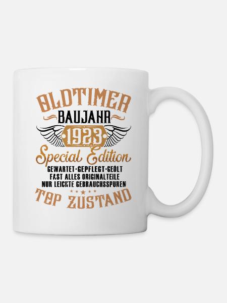 Oldtimer Baujahr 1923 - Tasse - Weiß