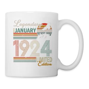 LEGENDS ARE BORN IN JANUARY 1924 - Mug - white - Right